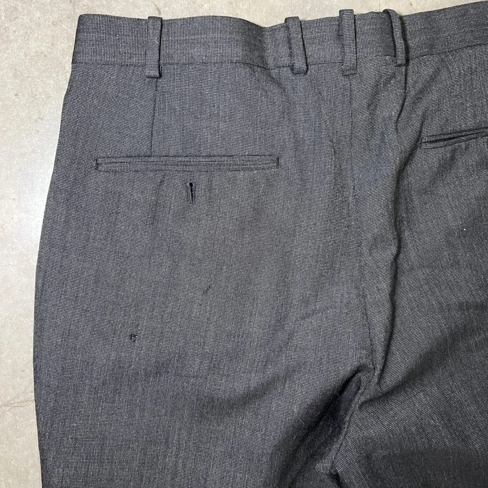 VTG Royal Classic Dress Pants Men's 36 USA Pleated Trousers Dress Pants Charcoal